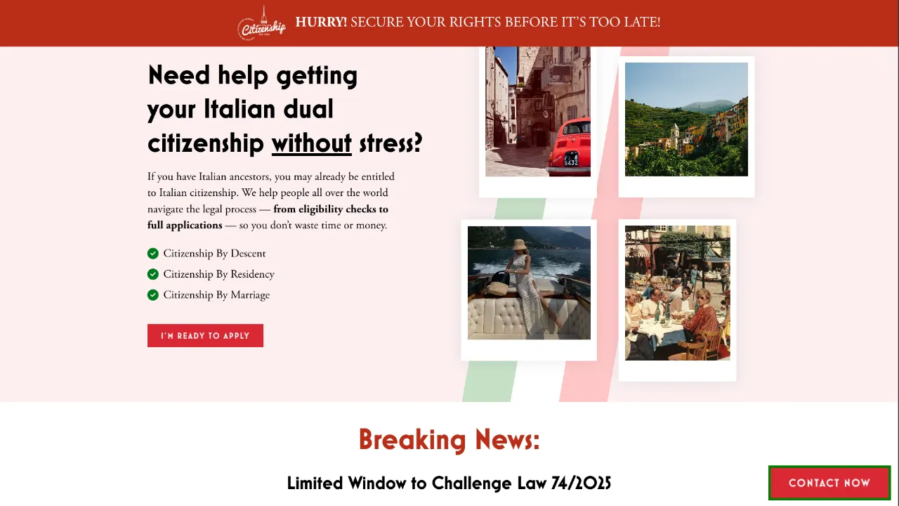 Get Italian Citizenship